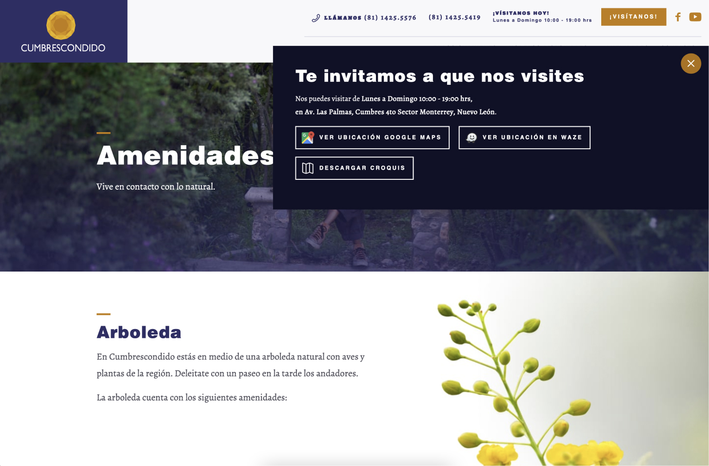Website Cumbrescondido