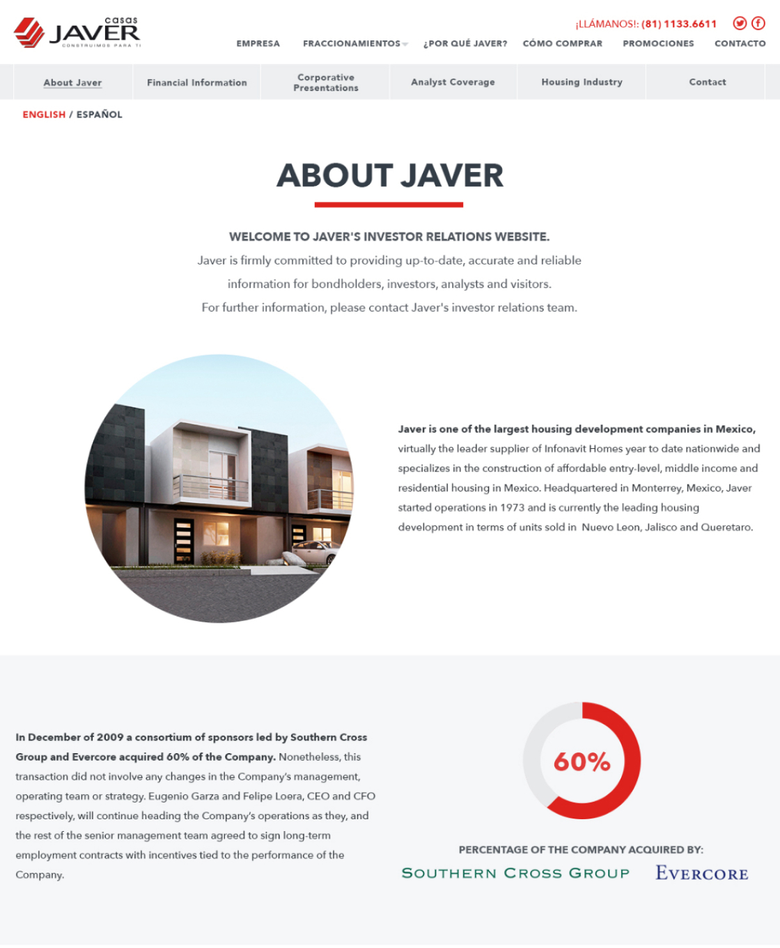 Inversionistas Javer