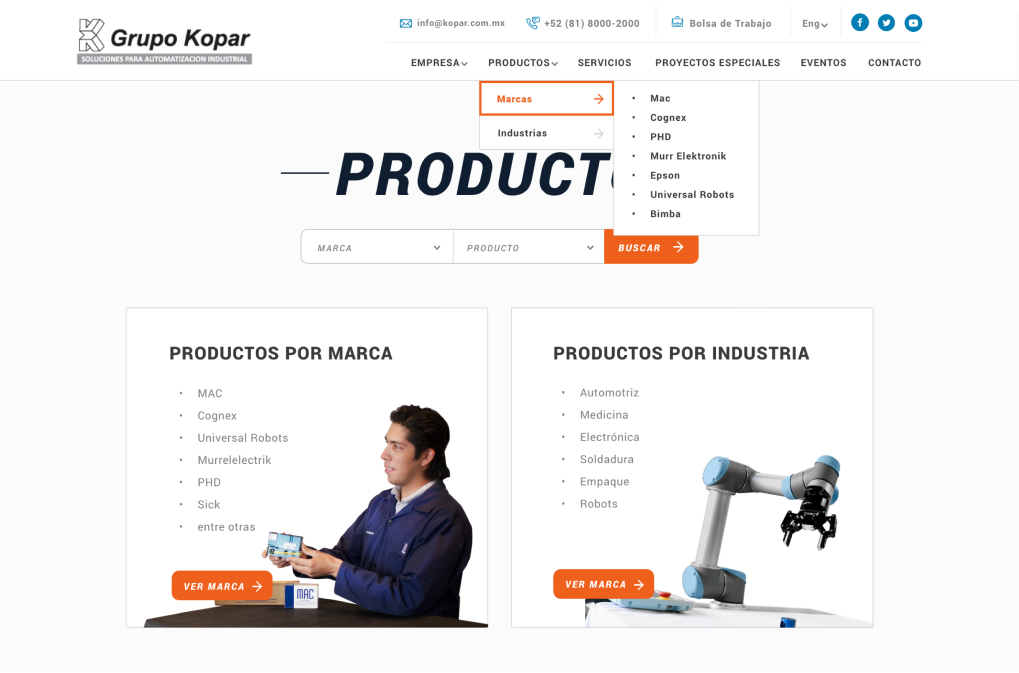 Website Kopar