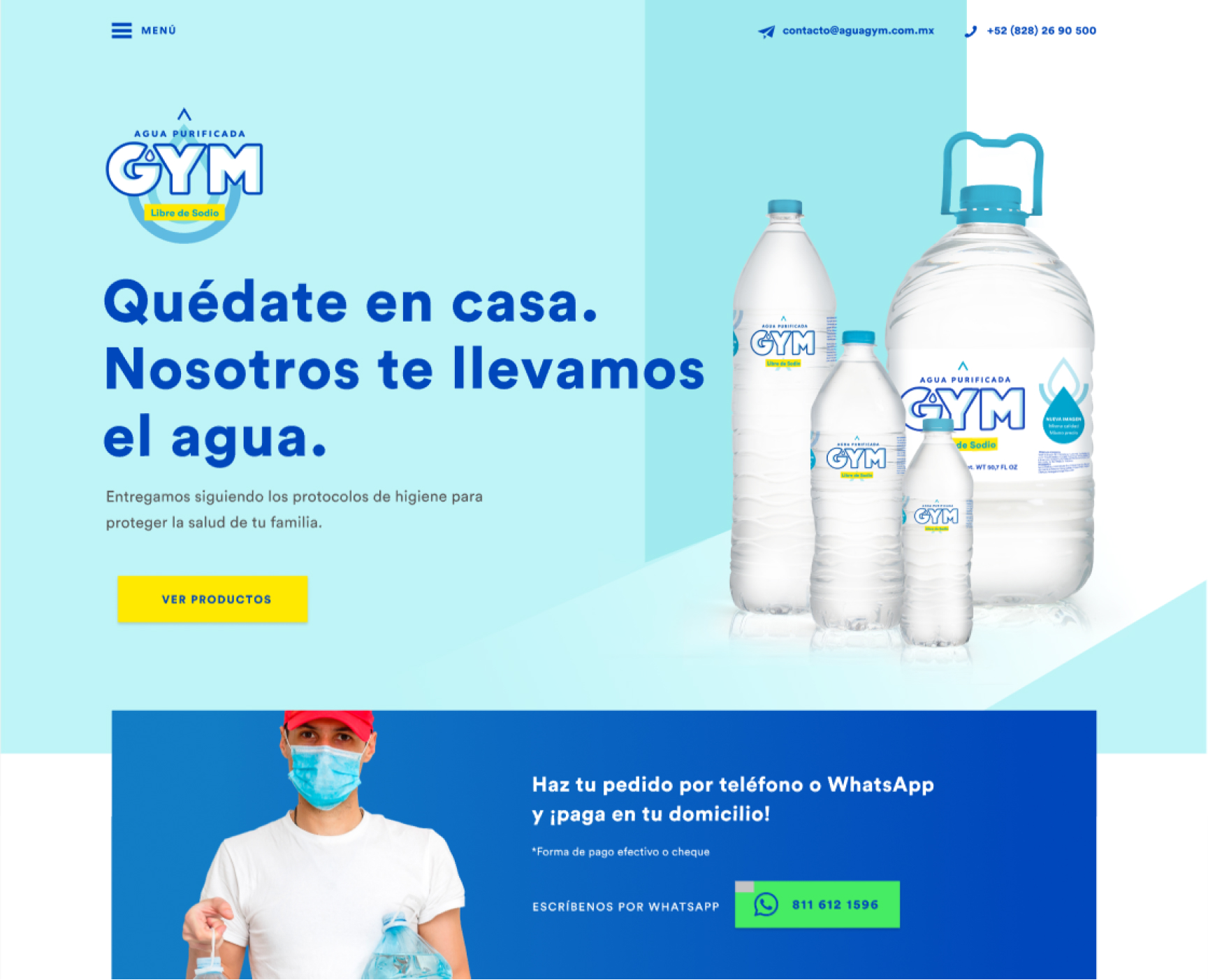 Website Agua Gym