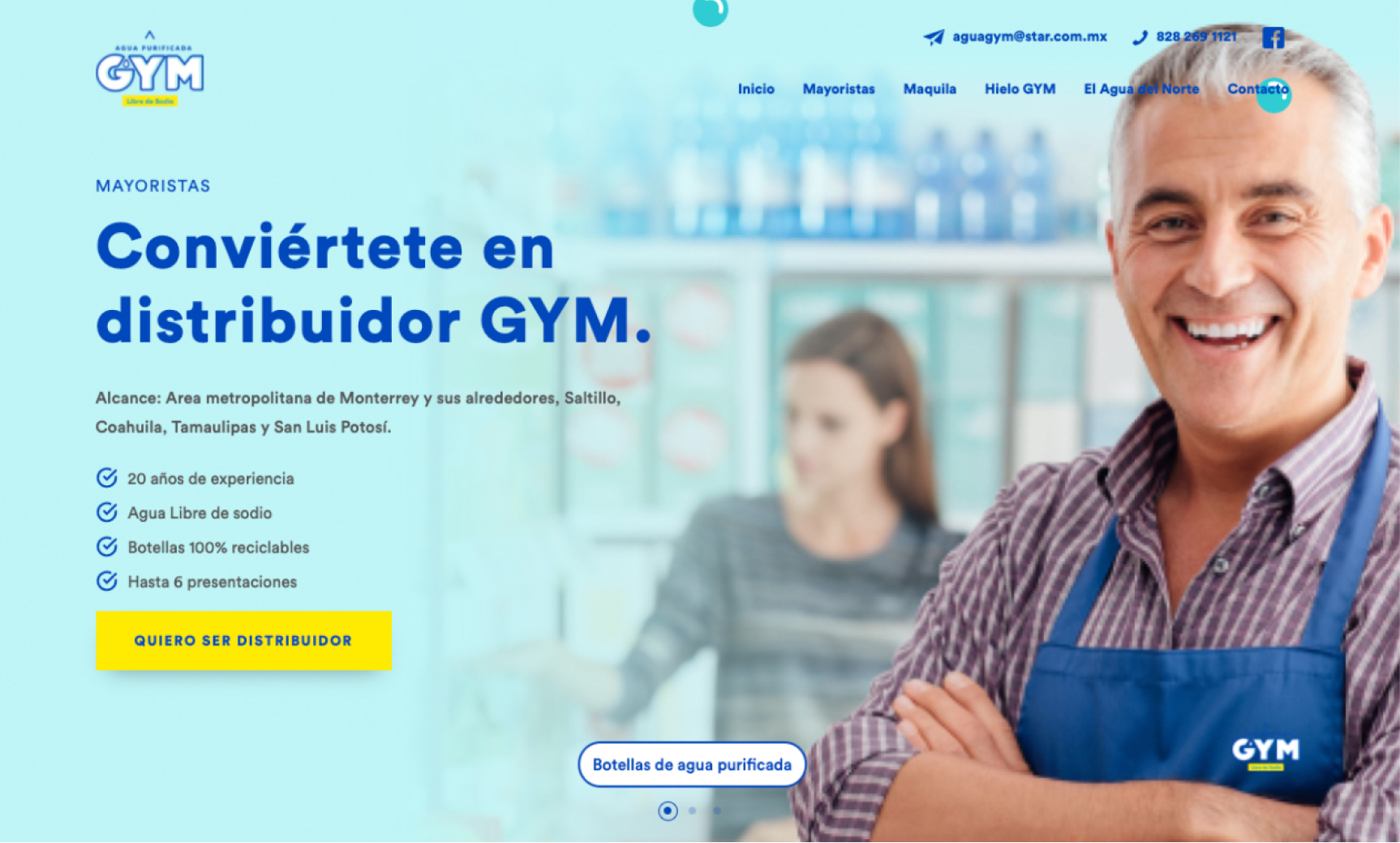 Website Agua Gym